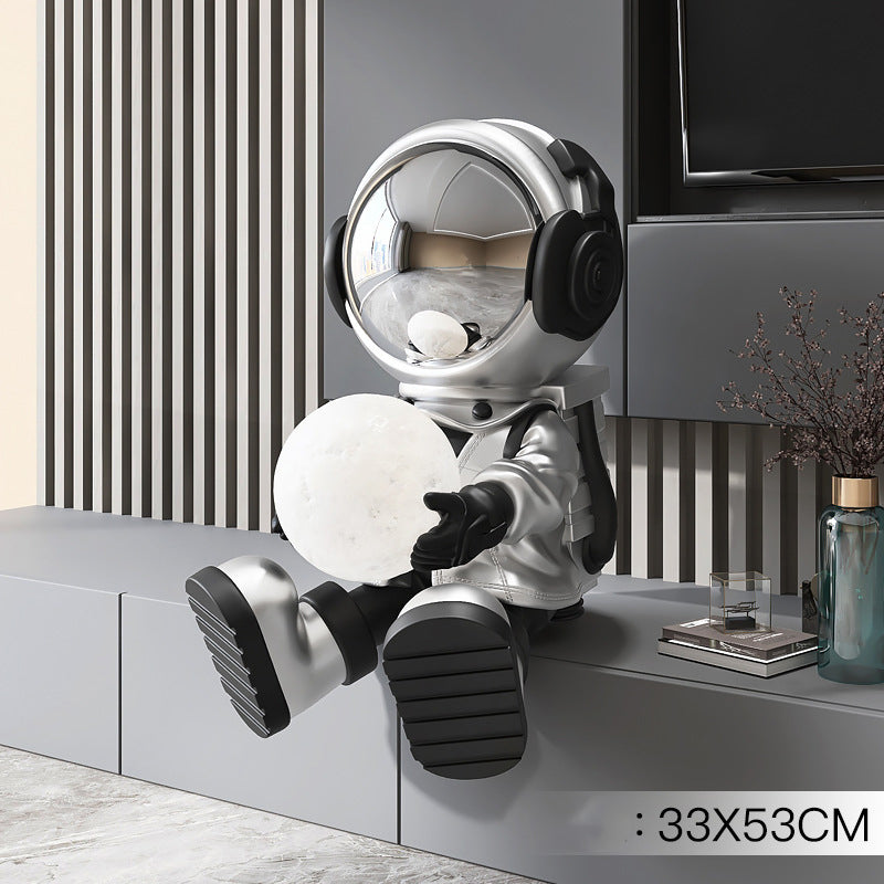 Astronaut Living Room Decoration Home, Porch, TV Cabinet, Astronaut Night Light