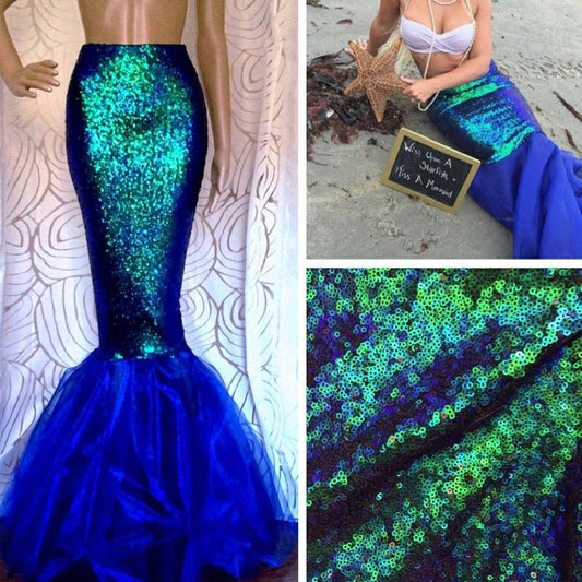 Halloween Costume Mermaid Half Body Fishtail