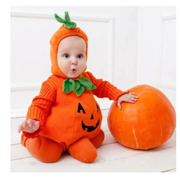 Baby Halloween Pumpkin Jumpsuit