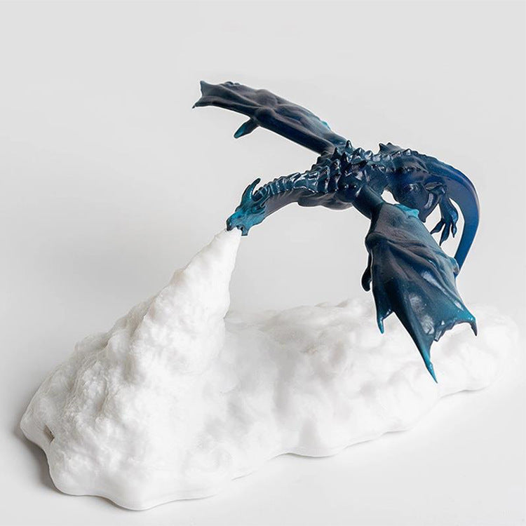 3D Printing Fire-Breathing Dragon Lamp Creative Night Light.