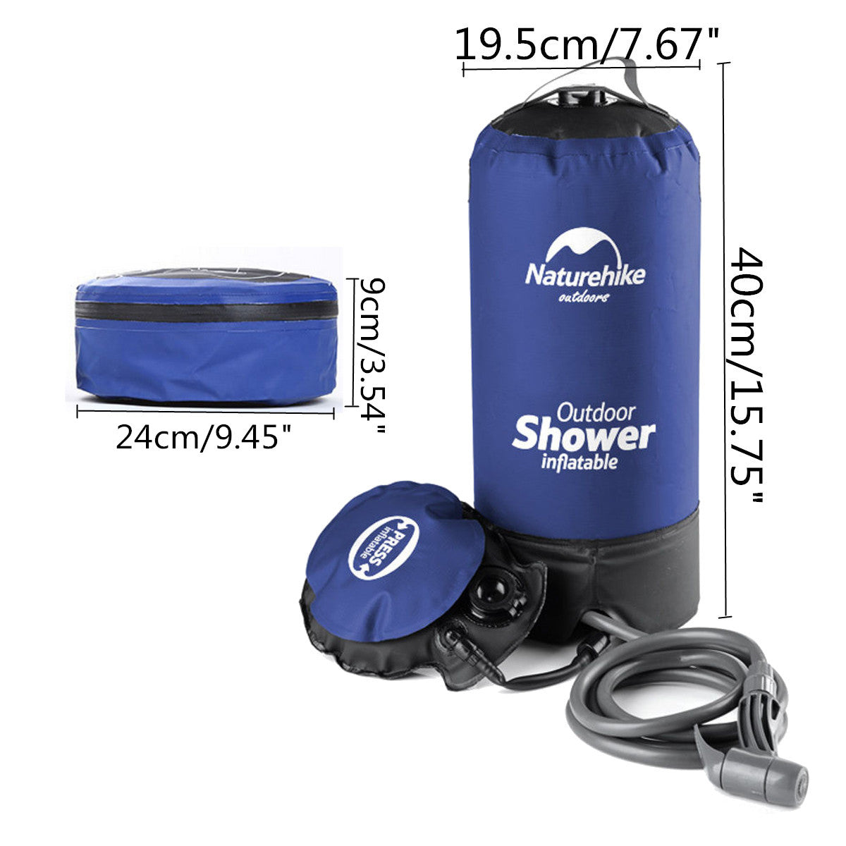 Outdoor Folding portable Shower Bag.