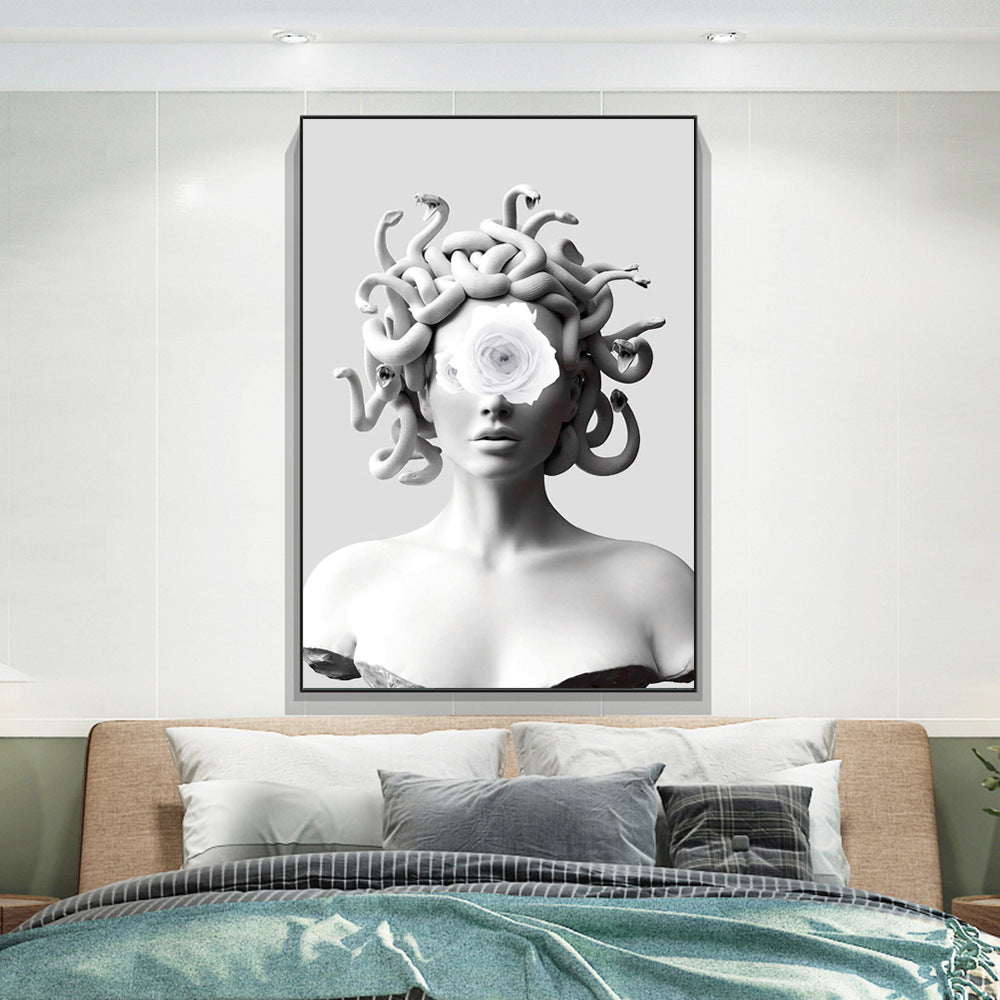 Explosive Medusa Plastic Oil Painting Art Poster Graffiti Art Oil Painting