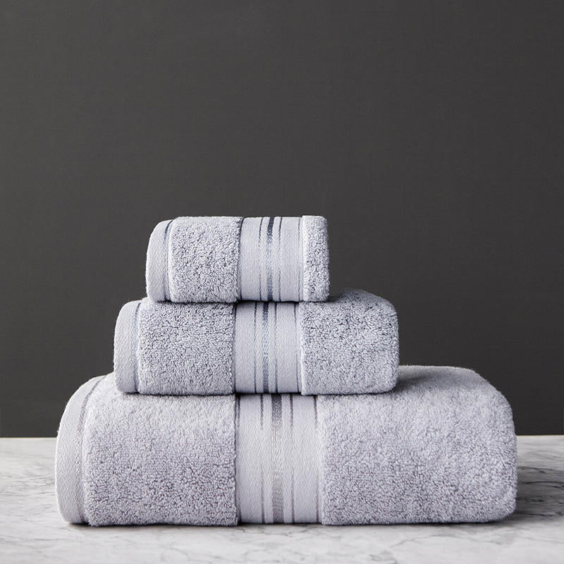 Thick Cotton Bath Towel Set.