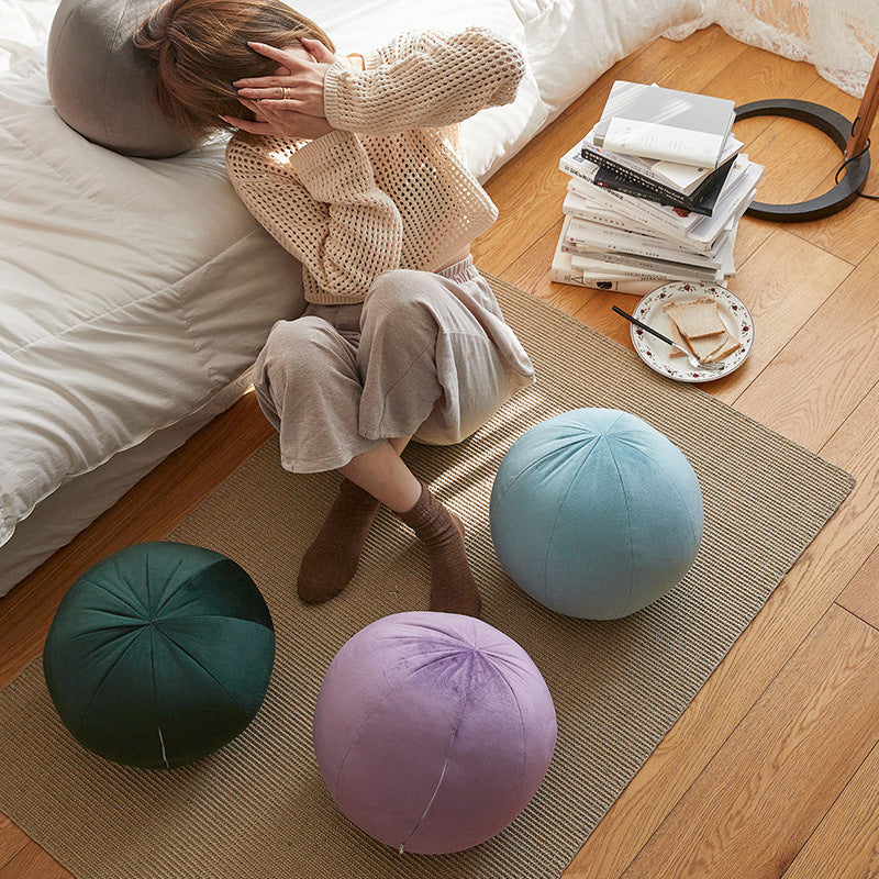 Ball plush Pillow decor.