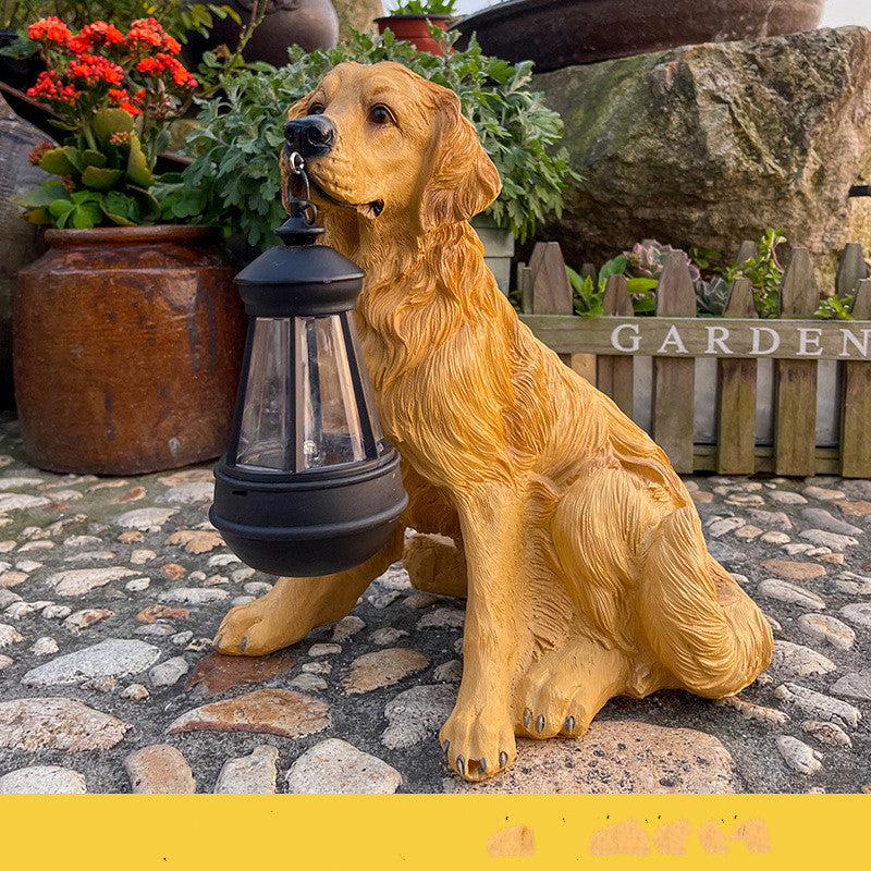 LED Solar Light Dog Lantern.