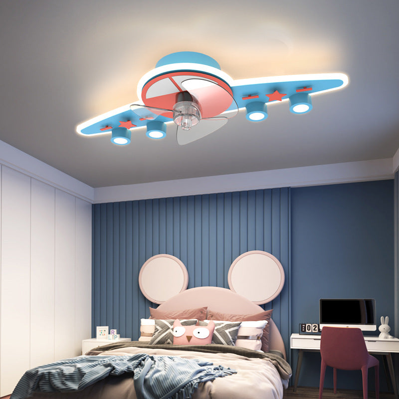 children's Airplane ceiling fan with Lights.