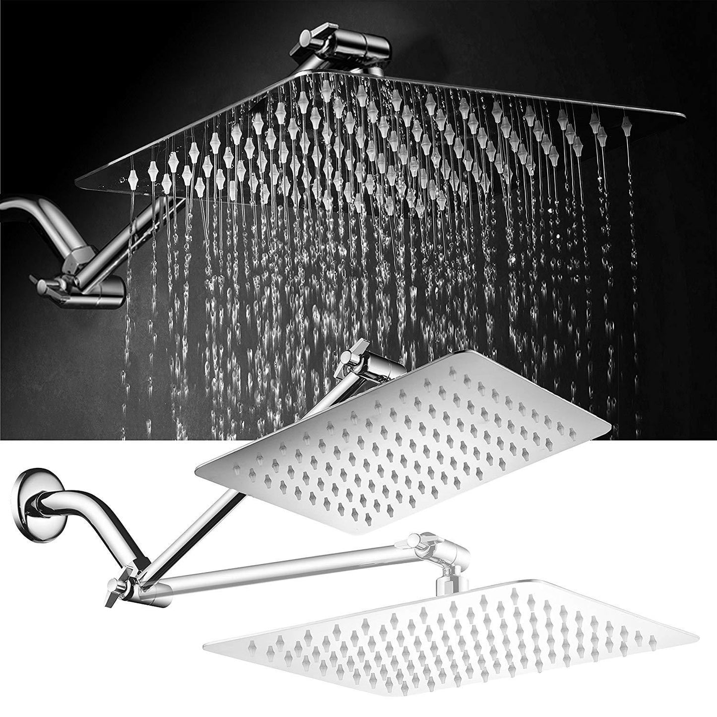 304 stainless steel shower top.