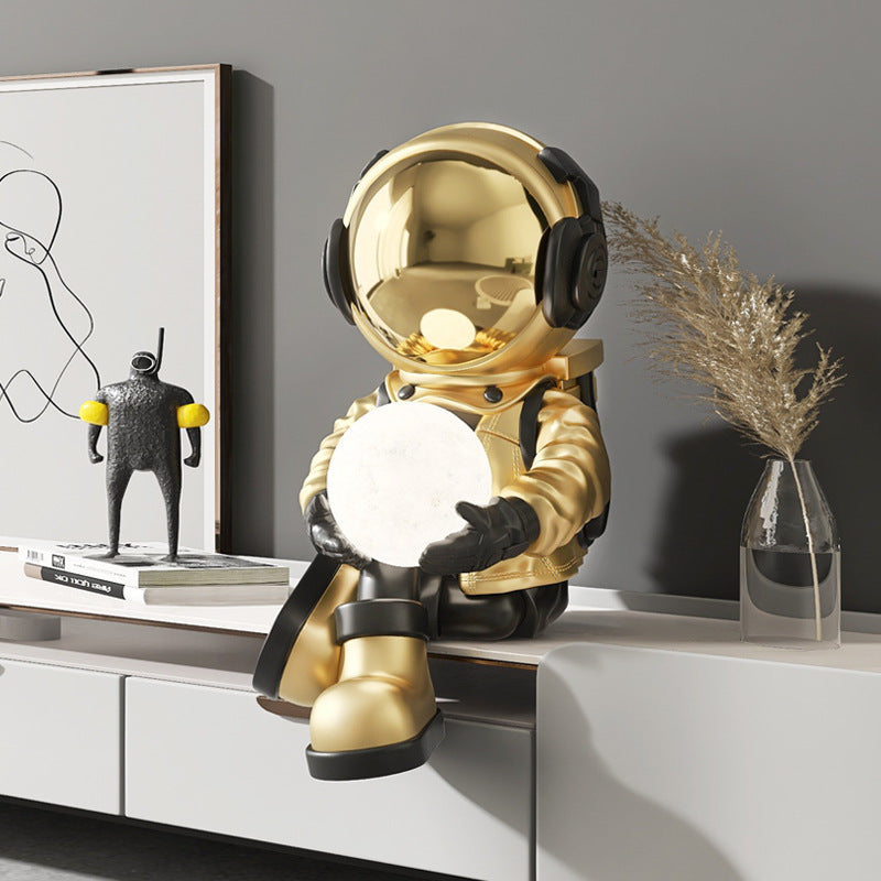 Astronaut Living Room Decoration Home, Porch, TV Cabinet, Astronaut Night Light