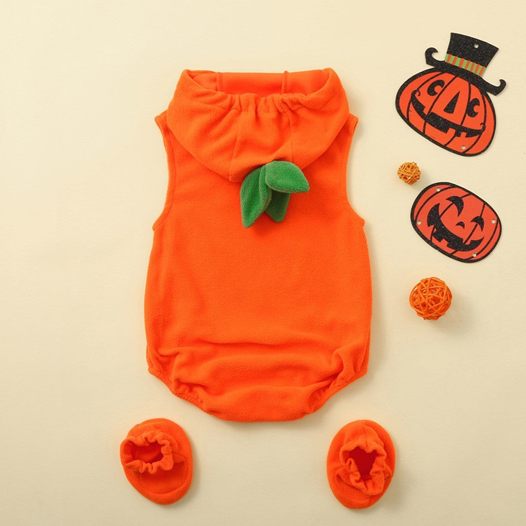 Baby Halloween Pumpkin Jumpsuit