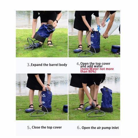 Outdoor Folding portable Shower Bag.