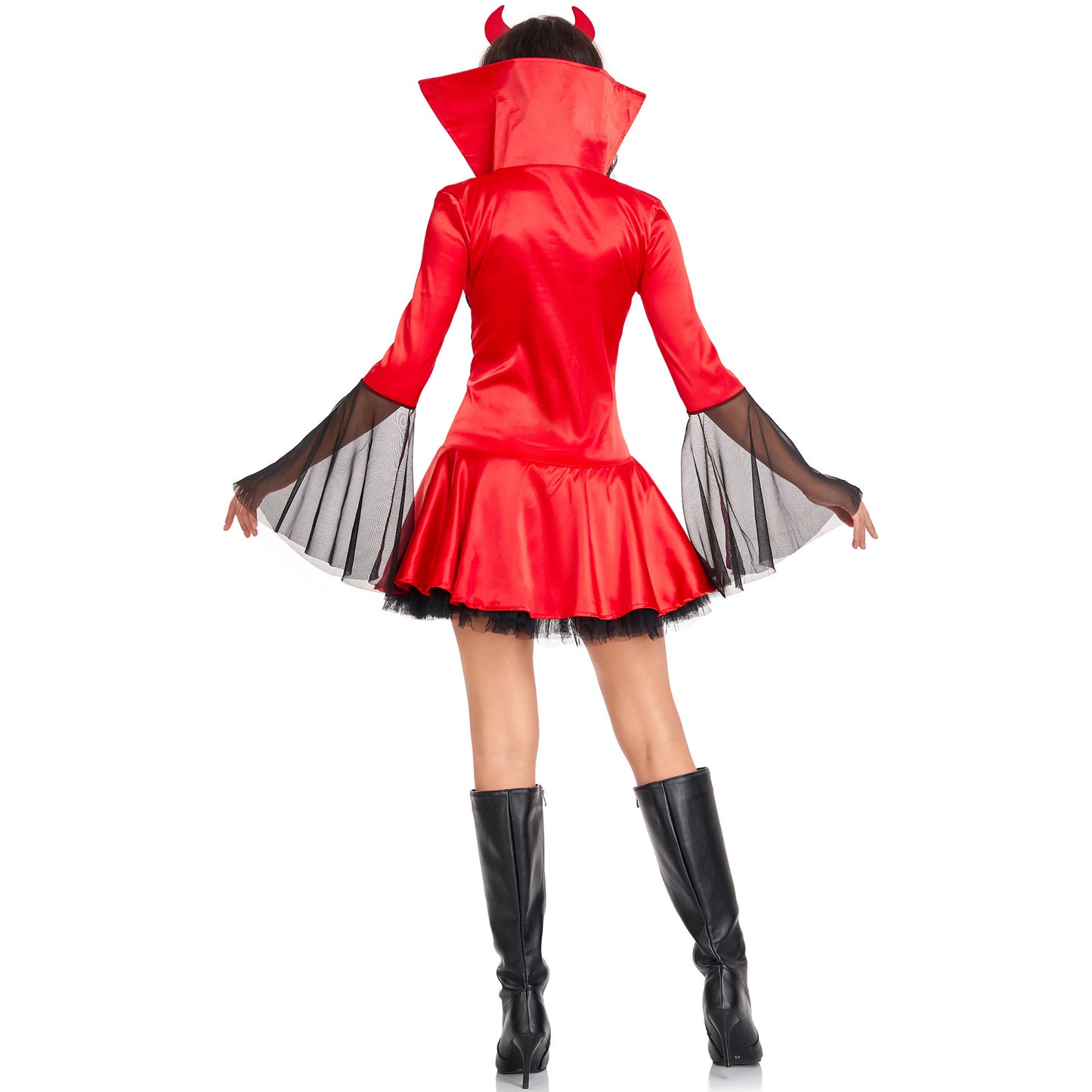 Long Sleeve Sexy Devil Halloween Costume