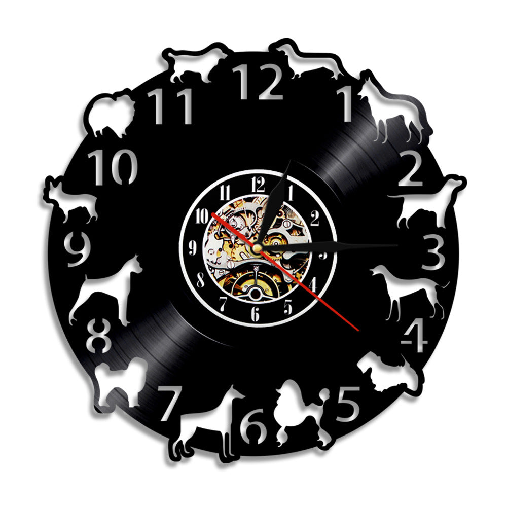 Dog Breed Wall Clock.