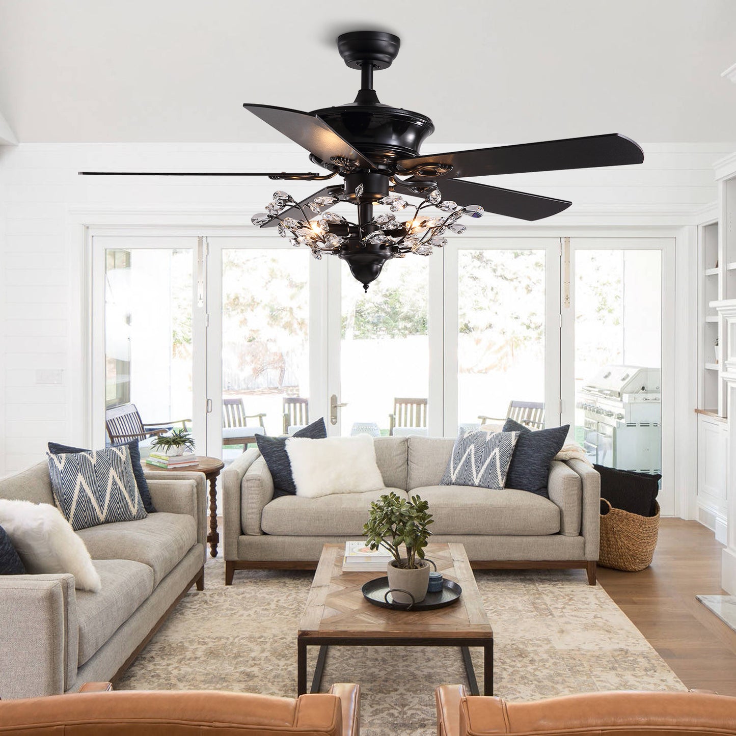 American style Retro ceiling Fan Lamp.