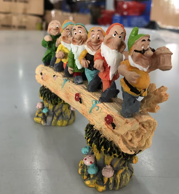 Seven Dwarfs Gnome Garden Decor