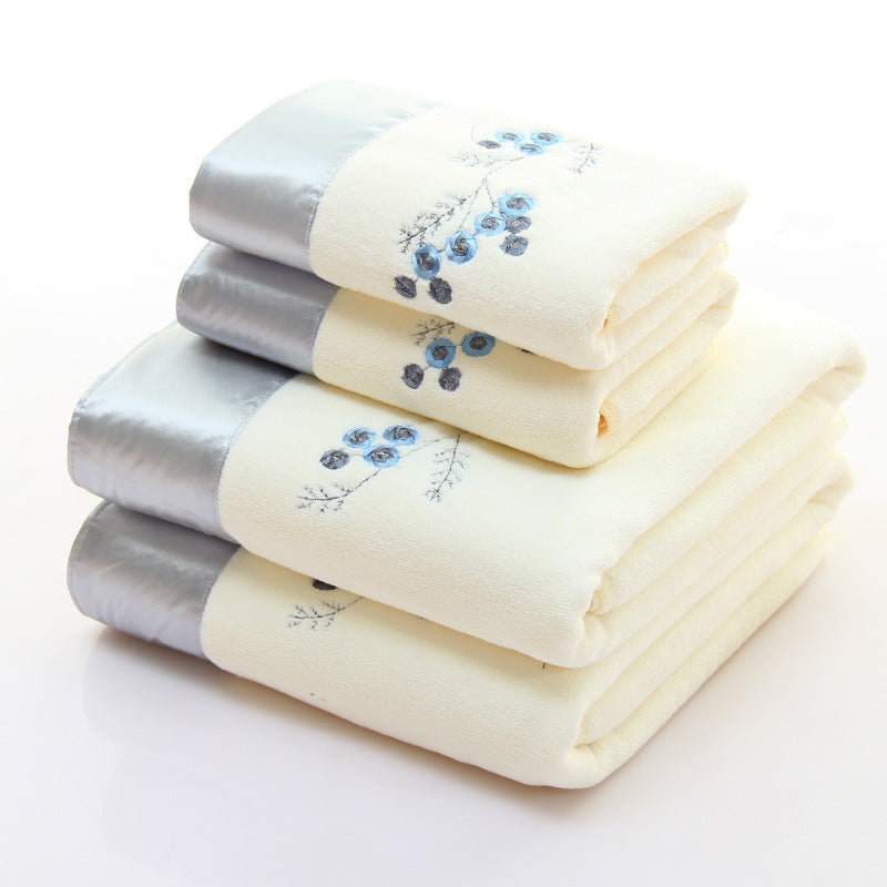 Two-Piece Microfiber Bath Towels.