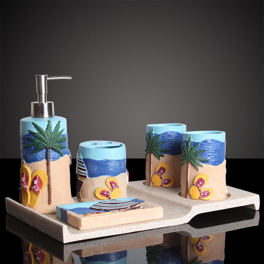 Creative Five-piece Bathroom Set