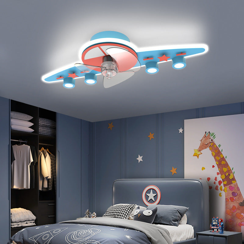 children's Airplane ceiling fan with Lights.