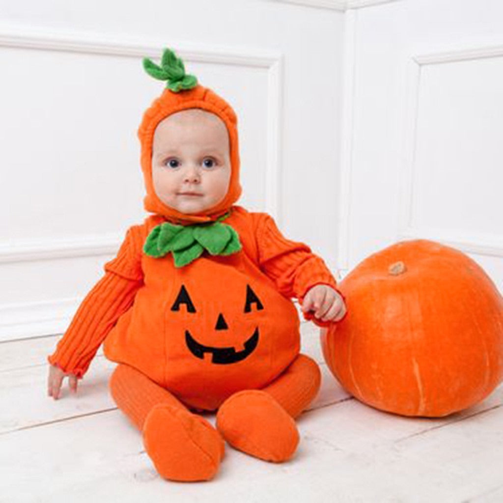 Baby Halloween Pumpkin Jumpsuit