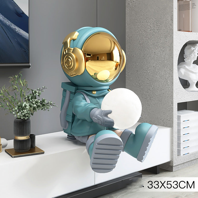 Astronaut Living Room Decoration Home, Porch, TV Cabinet, Astronaut Night Light