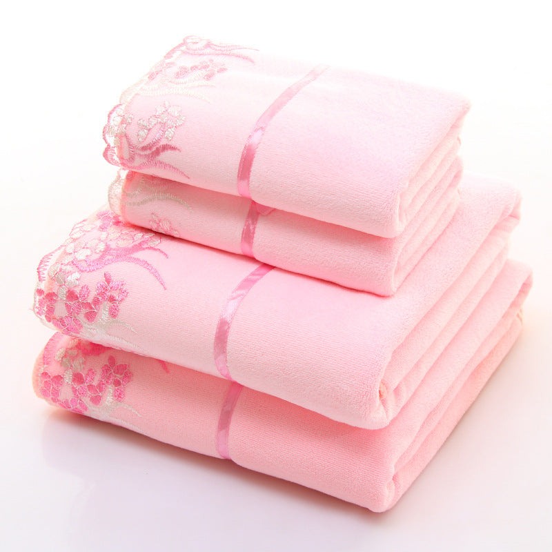 Two-Piece Microfiber Bath Towels.