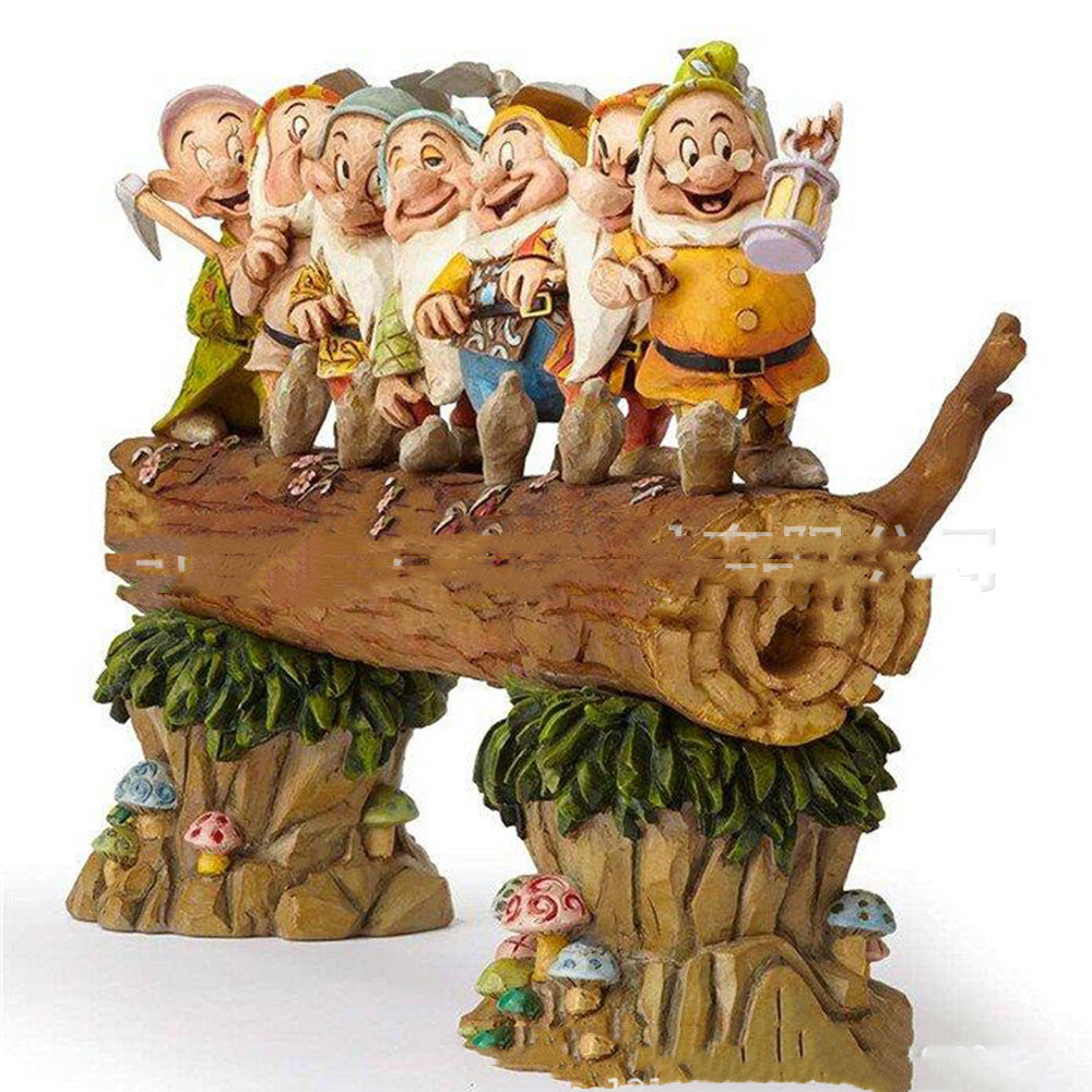 Seven Dwarfs Gnome Garden Decor