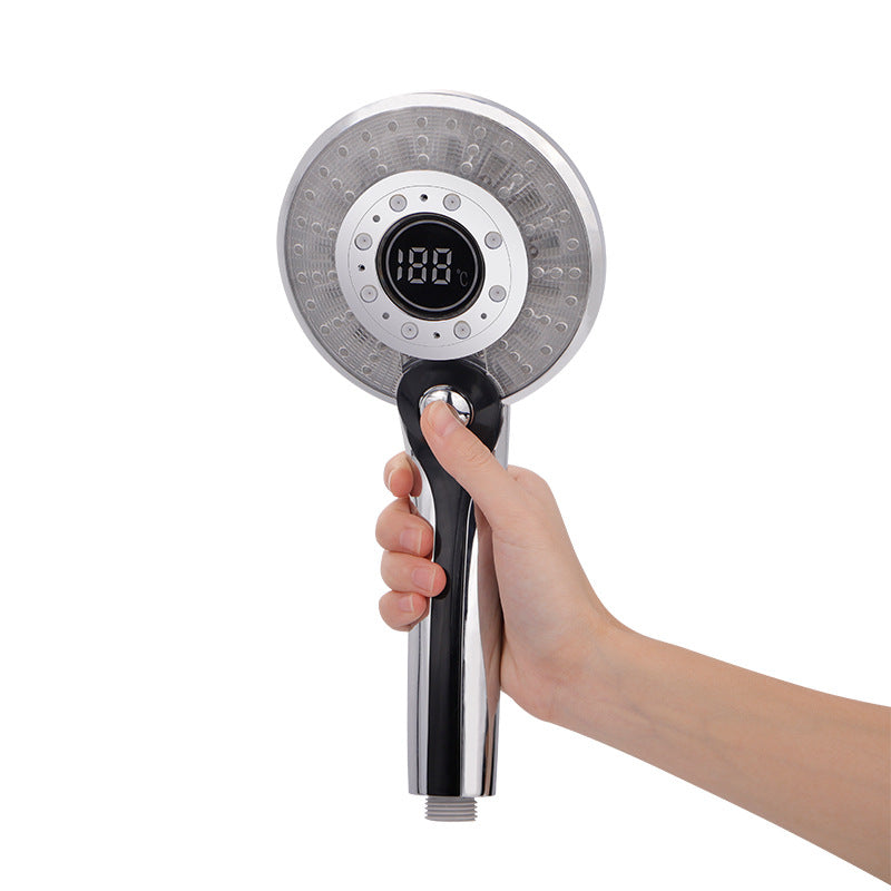 Three Gear Temperature Display Shower head.