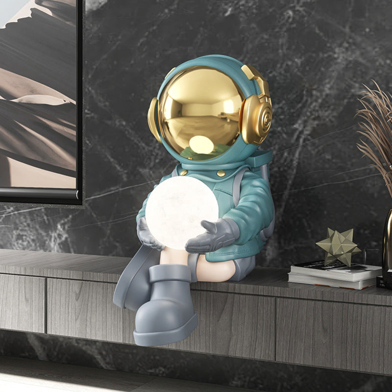 Astronaut Living Room Decoration Home, Porch, TV Cabinet, Astronaut Night Light