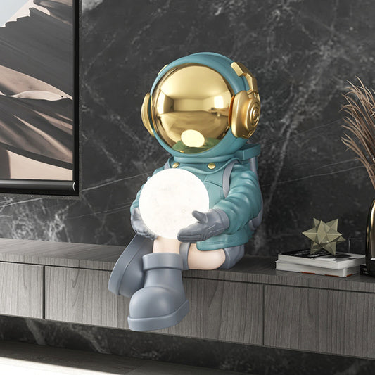 Astronaut Living Room Decoration Home, Porch, TV Cabinet, Astronaut Night Light