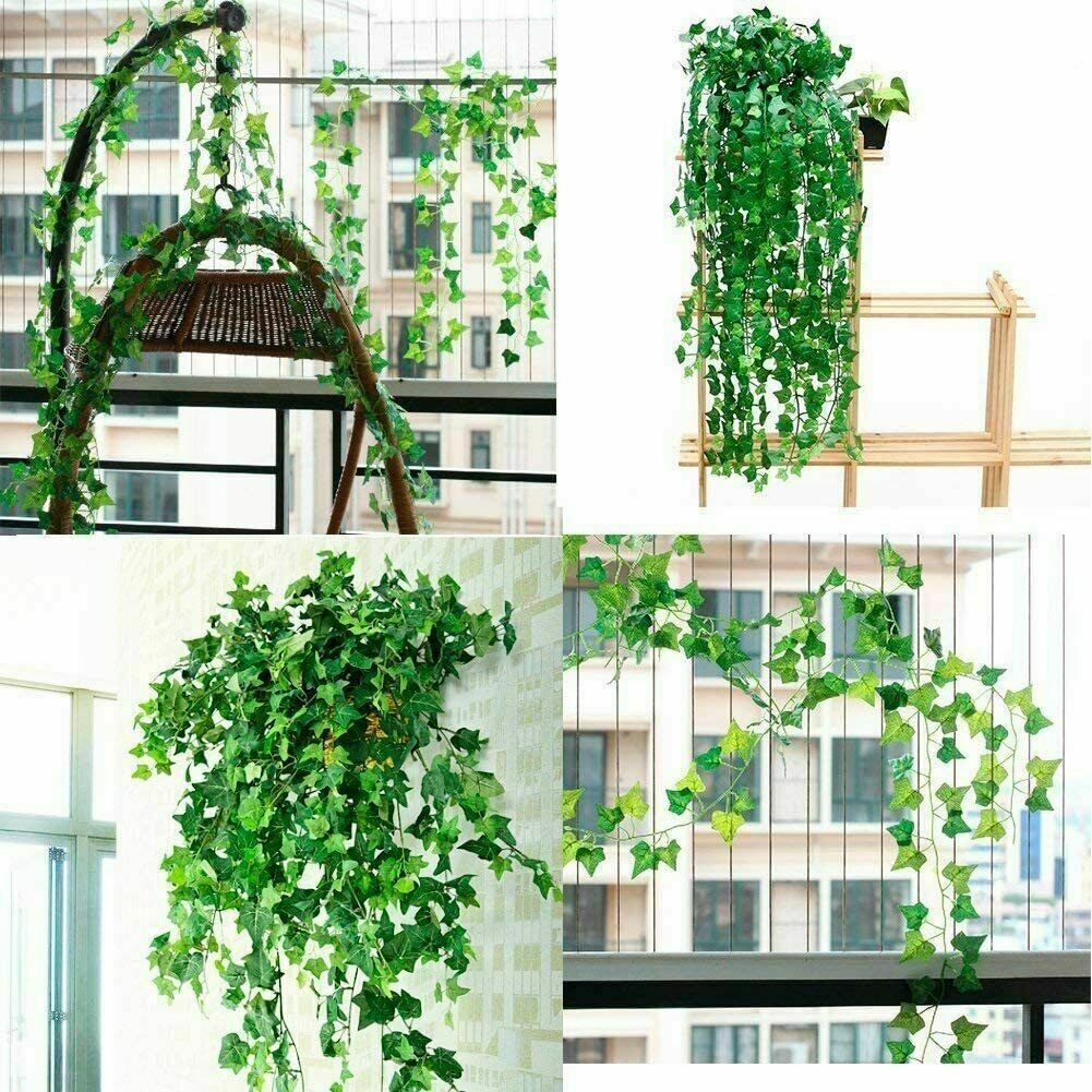 Artificial Ivy Leaf Plants Fake Hanging Garland Plants Vine Home Floral Decor