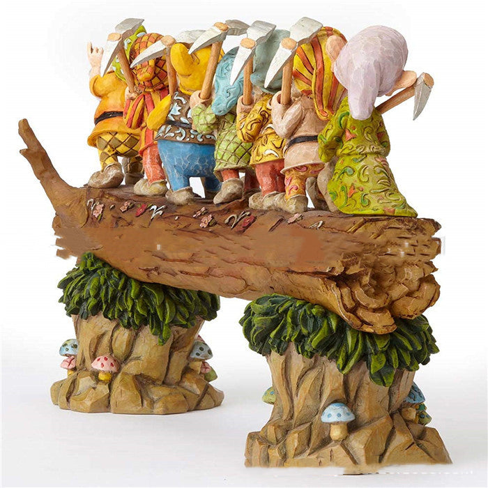 Seven Dwarfs Gnome Garden Decor