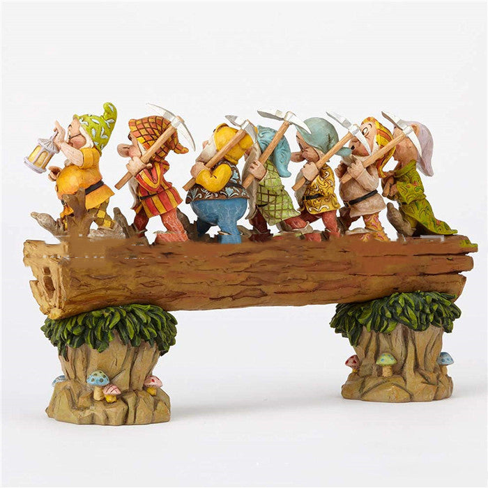 Seven Dwarfs Gnome Garden Decor